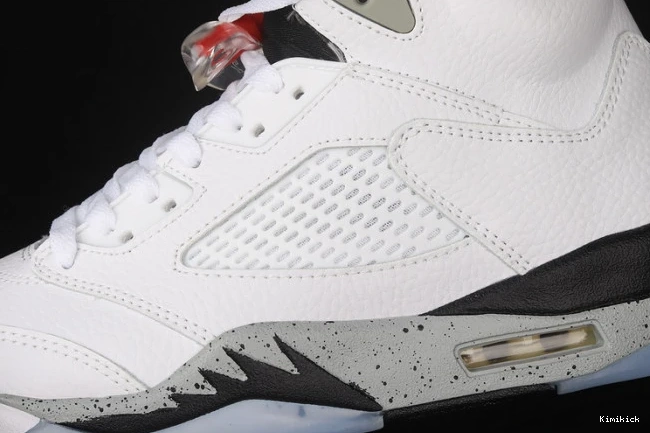 cement" Comfortable mens 5 "white air retro 1832 jordan 136027- 0521